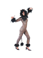 Women's Leopard Musical Cat Costume by Masquerade