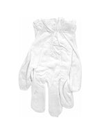 Adult White Cotton Costume Gloves by Masquerade