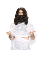 Jesus Christ Wig And Beard Set by Masquerade