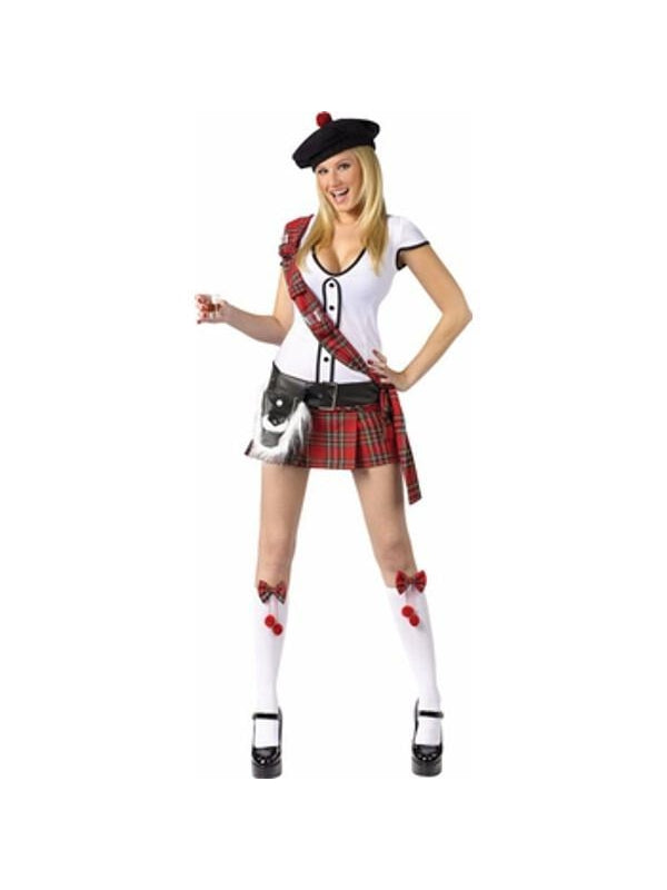 Adult Sexy Scottish Shot Girl Costume by Masquerade