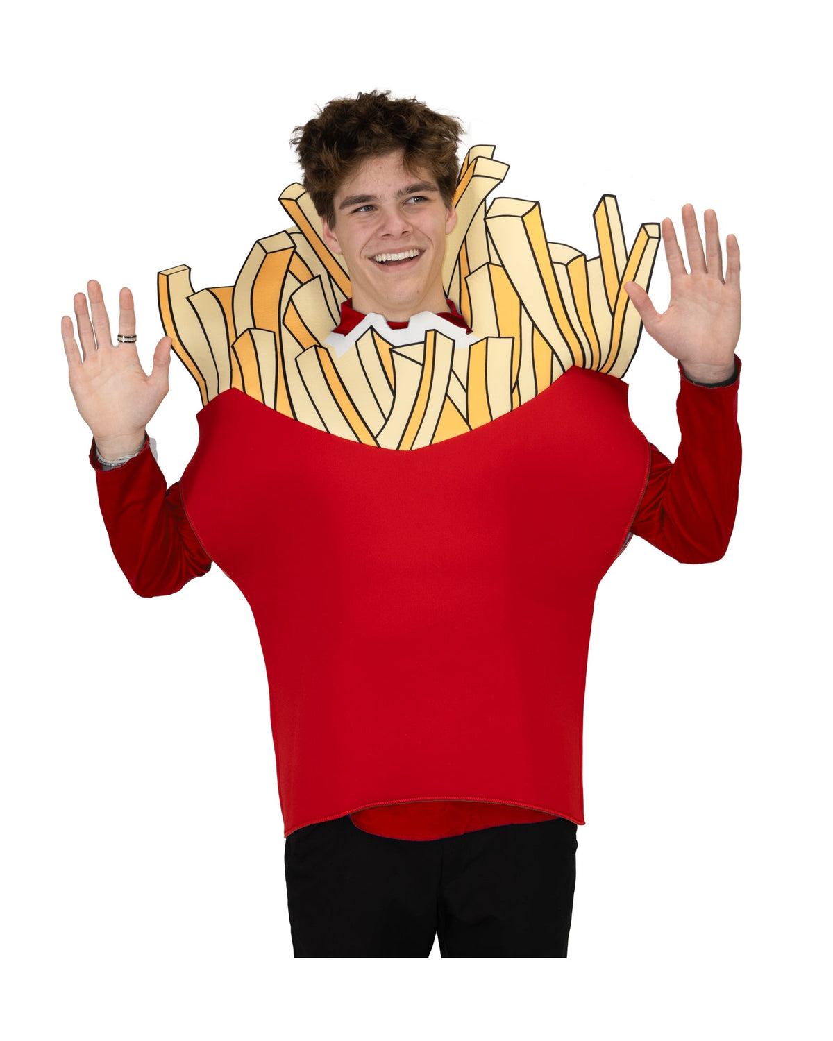 Funny, French Fry Adult Costume, Halloween by Masquerade