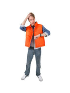 Adult Marty McFly Shirt & Puffer Vest Costume by Masquerade