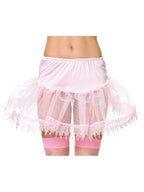 Adult Pink Teardrop Lace Petticoat by Masquerade