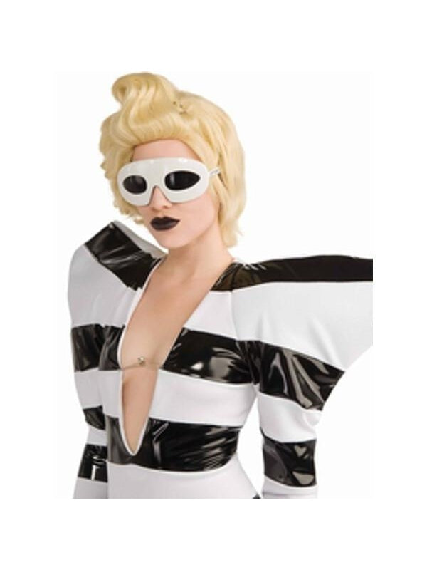Lady Gaga White Glasses by Masquerade
