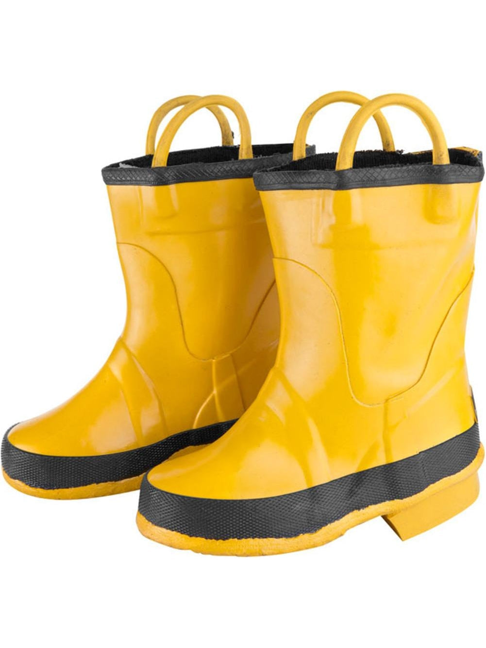 Child Yellow Firefighter Boots by Masquerade