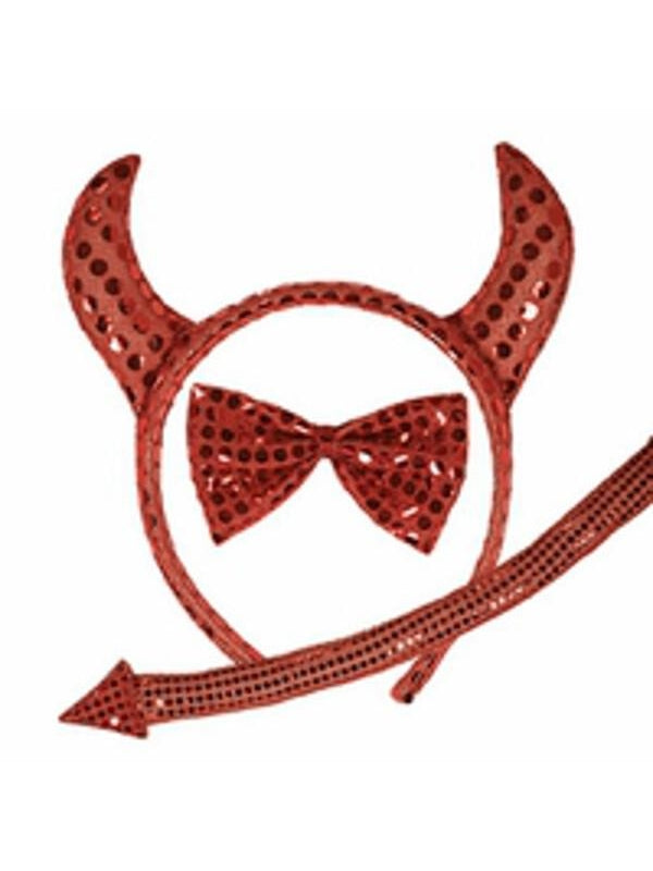 Deluxe Sequin Devil Costume Kit by Masquerade
