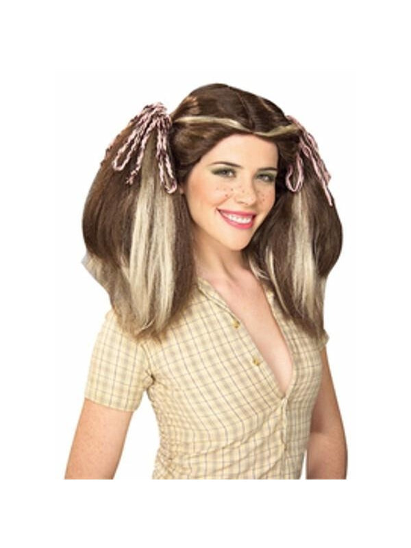 Women's Country Farm Girl Halloween Costume Wig by Masquerade