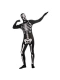 Adult Skeleton Morph Suit by Masquerade