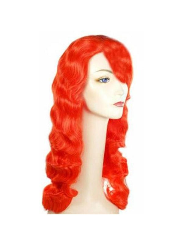 Women's Red Cartoon Sinsation Costume Wig by Masquerade