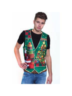 Guy's Ugly Christmas Vest by Masquerade