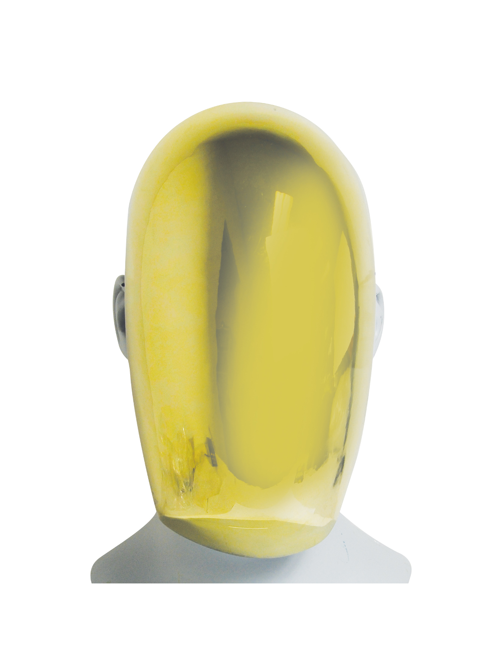 Silver Carnival Mask w/ Blank Face by Masquerade