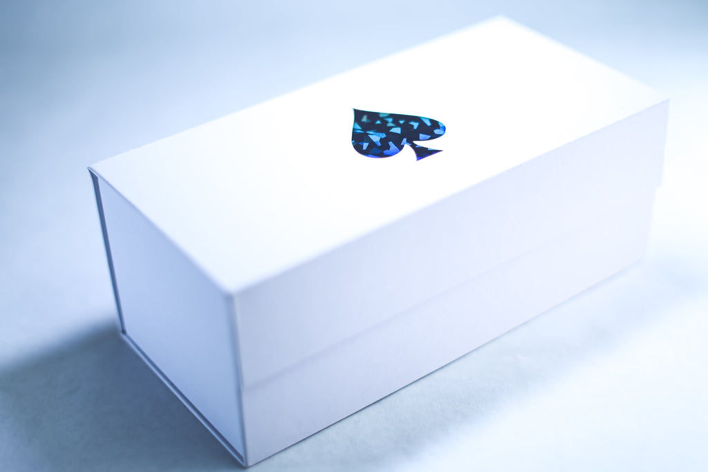 Midnight Prism Holo Foil Brick Box for Playing Cards V3 by Card-Addiction.com