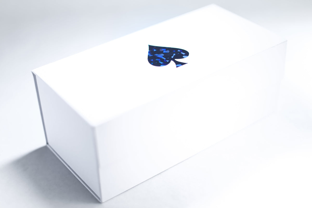 Midnight Prism Holo Foil Brick Box for Playing Cards V3 by Card-Addiction.com