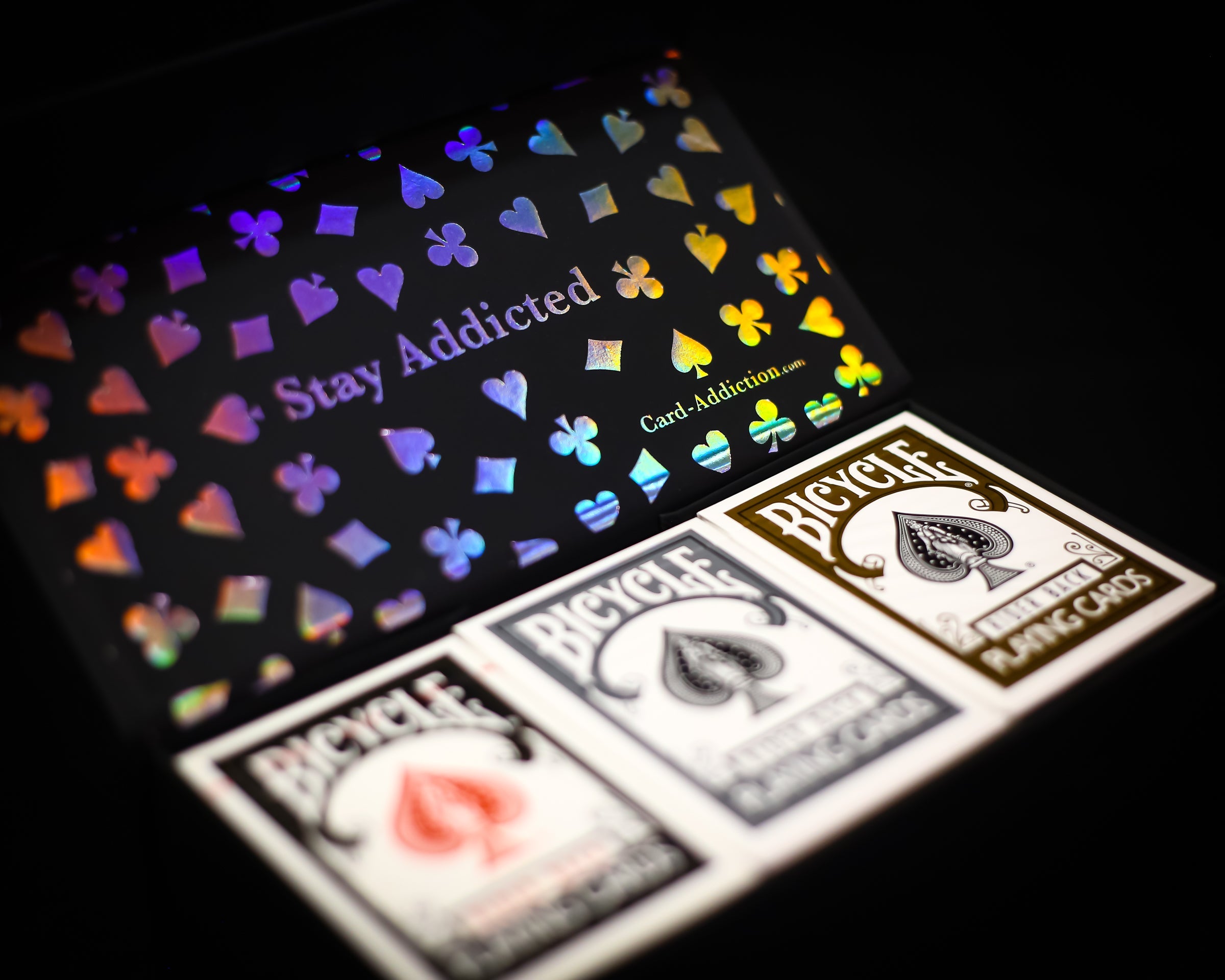 Holographic Brick Box for Playing Cards |LIMITED to 199| V1 by Card-Addiction.com
