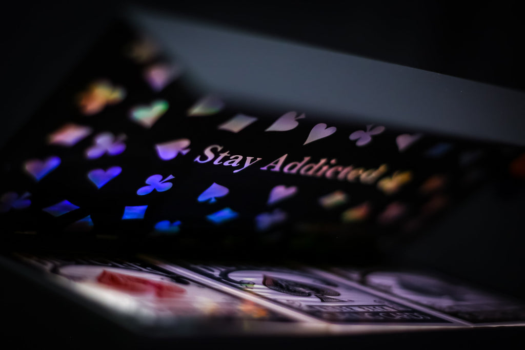 Holographic Brick Box for Playing Cards |LIMITED to 199| V1 by Card-Addiction.com