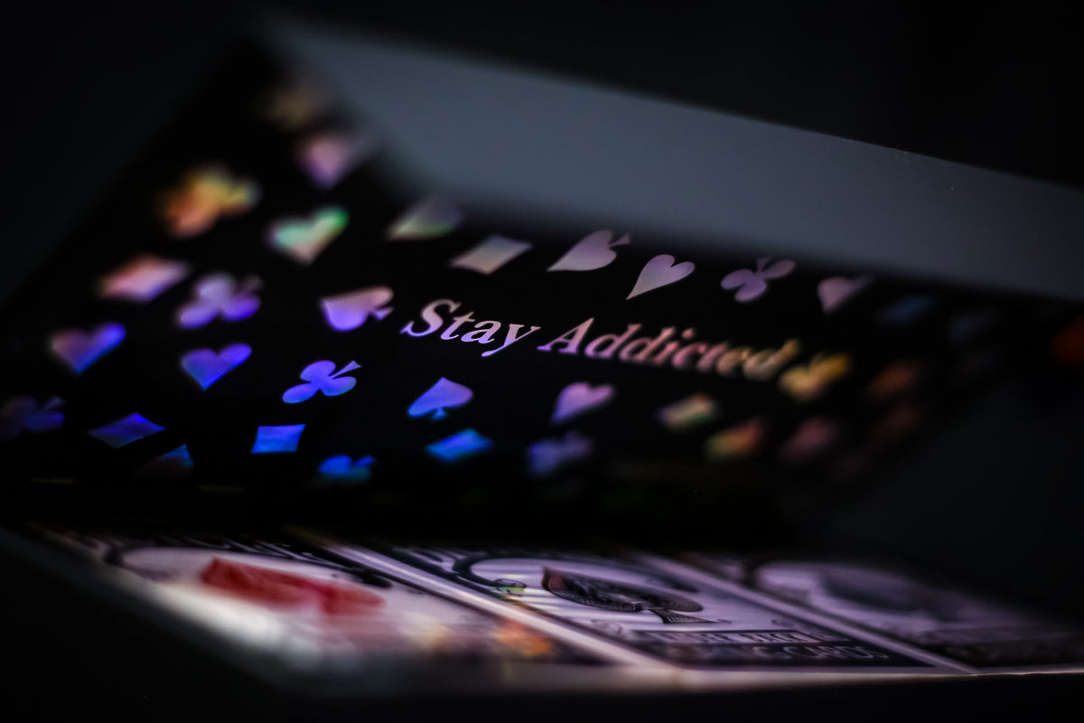 Holographic Brick Box for Playing Cards |LIMITED to 199| V1 by Card-Addiction.com