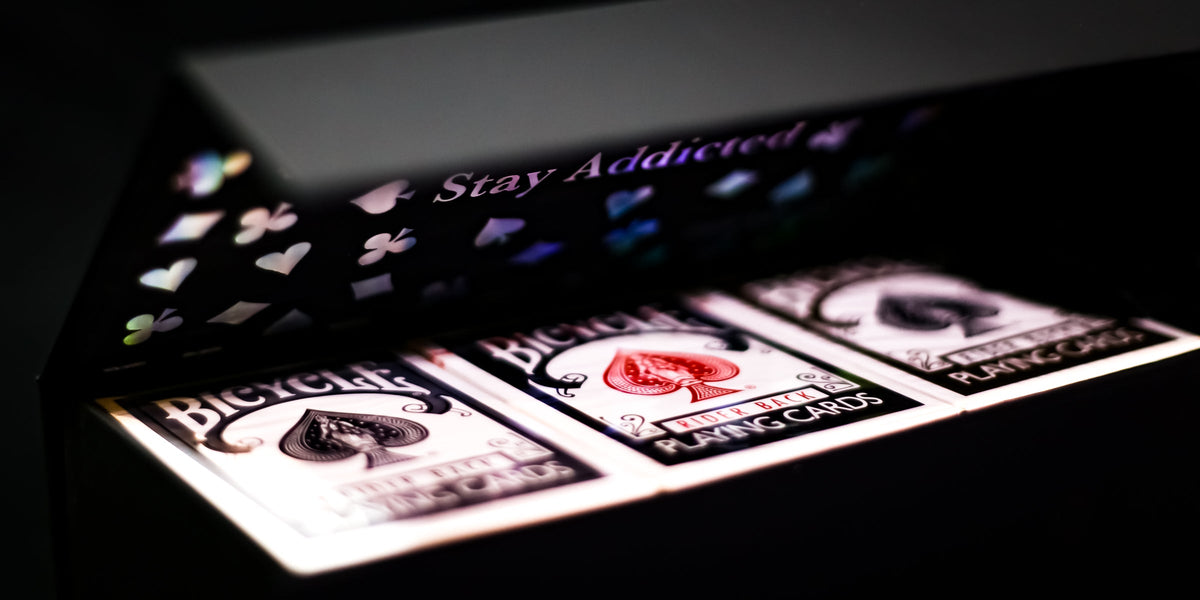 Holographic Brick Box for Playing Cards |LIMITED to 199| V1 by Card-Addiction.com