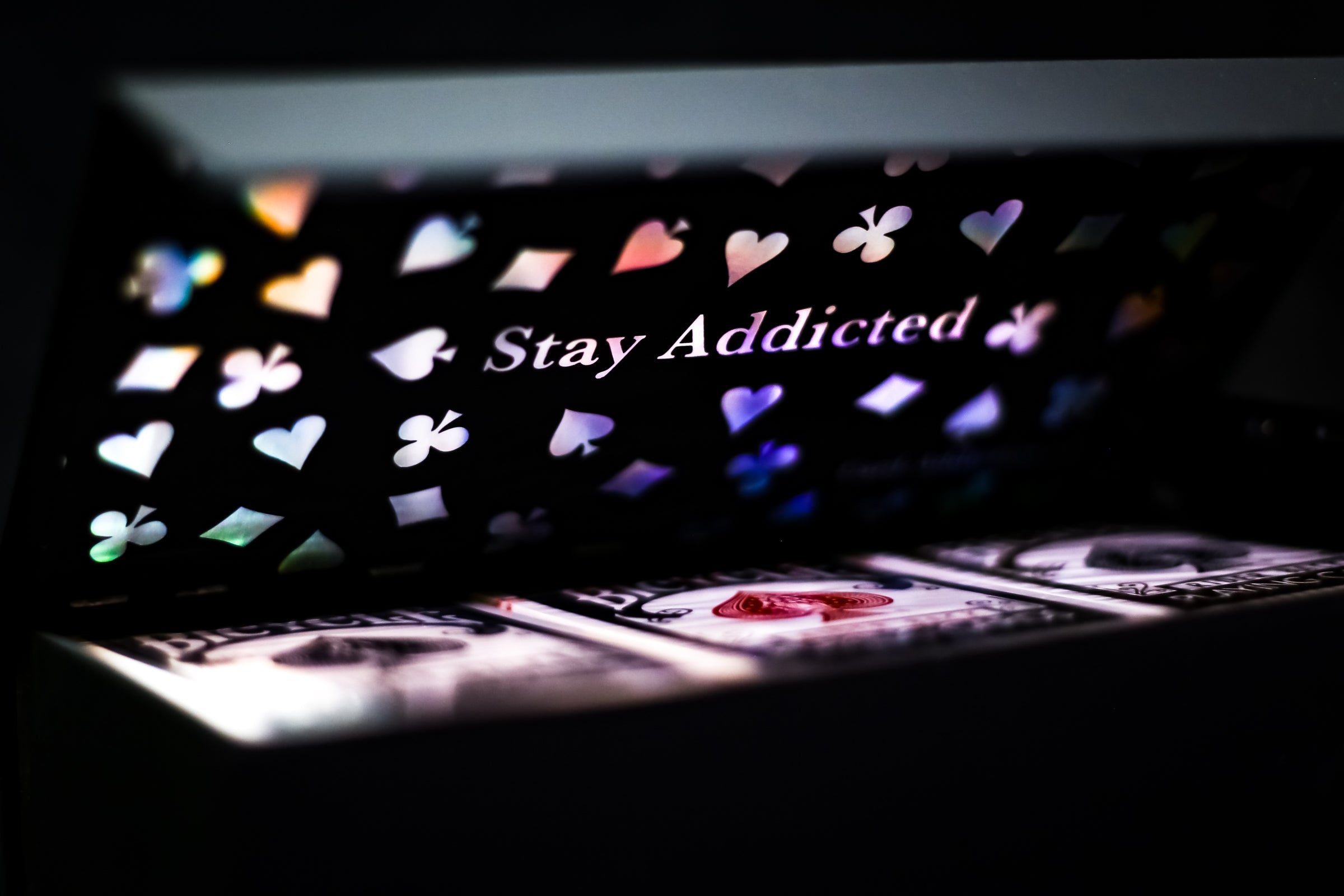 Holographic Brick Box for Playing Cards |LIMITED to 199| V1 by Card-Addiction.com