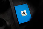 Prism Blue Gilded Bicycle Neon Cool-Blue Deck Playing Cards by Card-Addiction.com
