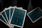 Bicycle Cool-Blue Neon Rider Back Deck Playing Cards by Card-Addiction.com