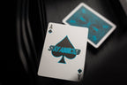 Bicycle Cool-Blue Neon Rider Back Deck Playing Cards by Card-Addiction.com
