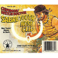 Sabre Tooth Caveman Prehistoric Native Wild Nose Clip by HalloweenStore.com