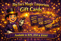 Big Tim's Magic Emporium Gift Cards by Big Tim's Magic Emporium