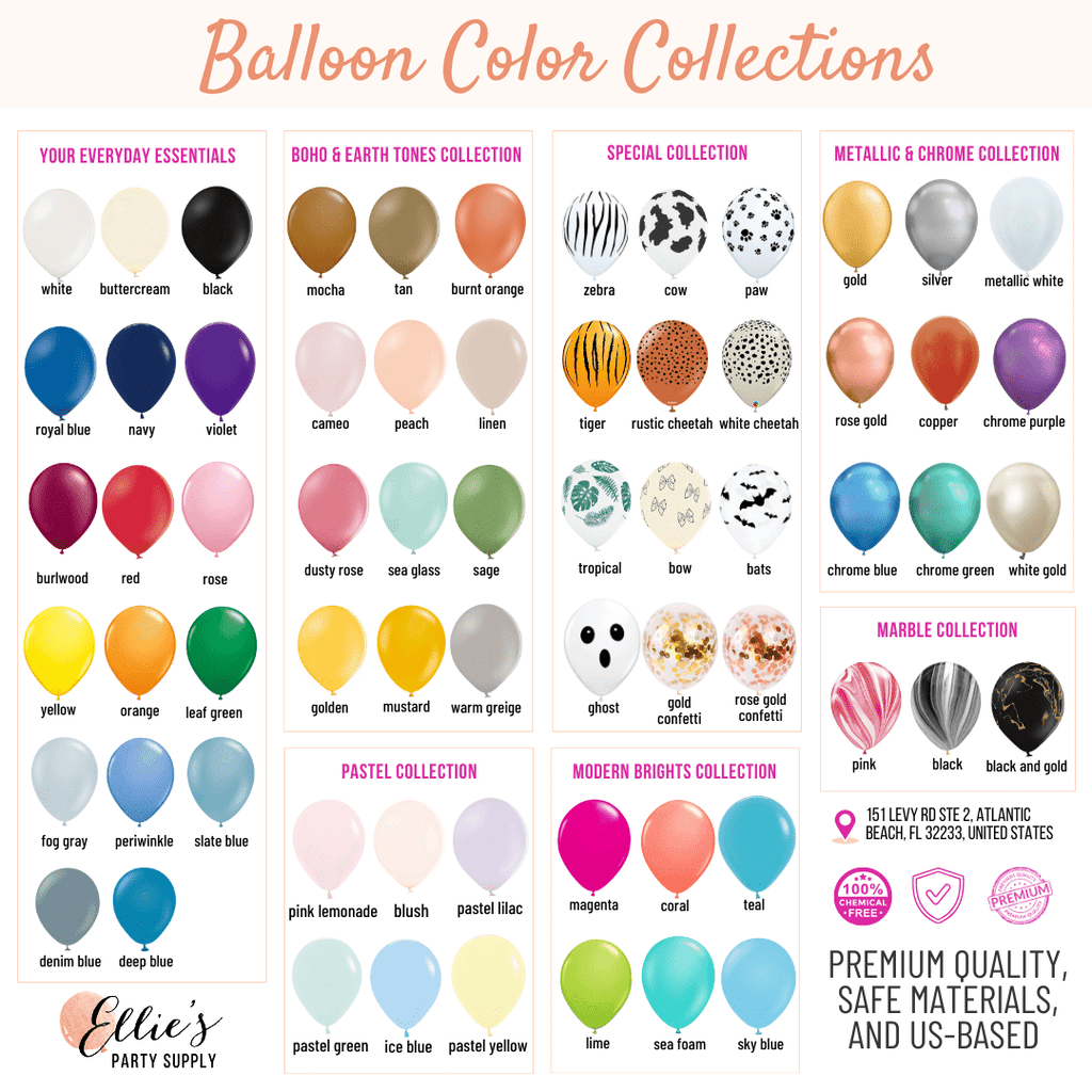 Pastel Halloween Balloon Garland Kit by Ellie's Party Supply