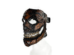 Genuine Leather Mask - GigaMyme Leatherface Edition - Handmade Mime Full Face Cover for Halloween, Performance or Cosplay Costume by Rockwell Masks