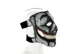 Genuine Leather Mask - GigaMyme Clown - Handmade Mime Full Face Cover for Halloween, Performance or Cosplay Costume by Rockwell Masks