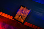 Bicycle Neon Rider Back Solar-Orange Deck Playing Cards by Card-Addiction.com