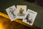 Bicycle Neon Rider Back Yellow-Starburst Deck Playing Cards by Card-Addiction.com