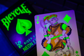 Bicycle Neon Rider Back Green-Glo Deck Playing Cards by Card-Addiction.com