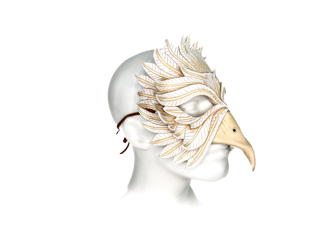 Dove Handmade Genuine Leather Mask by Rockwell Masks