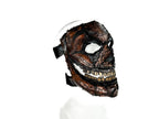 Genuine Leather Mask - GigaMyme Leatherface Edition - Handmade Mime Full Face Cover for Halloween, Performance or Cosplay Costume by Rockwell Masks