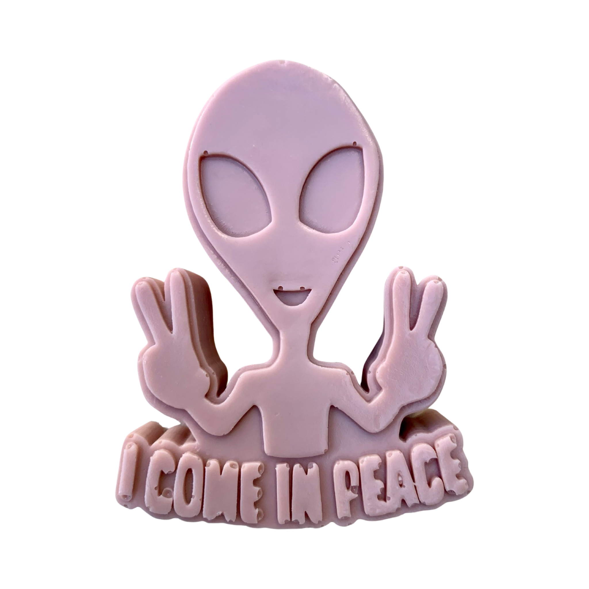 3D Large Alien  "I Come in Peace" Soap - Big Tim's Magic Emporium