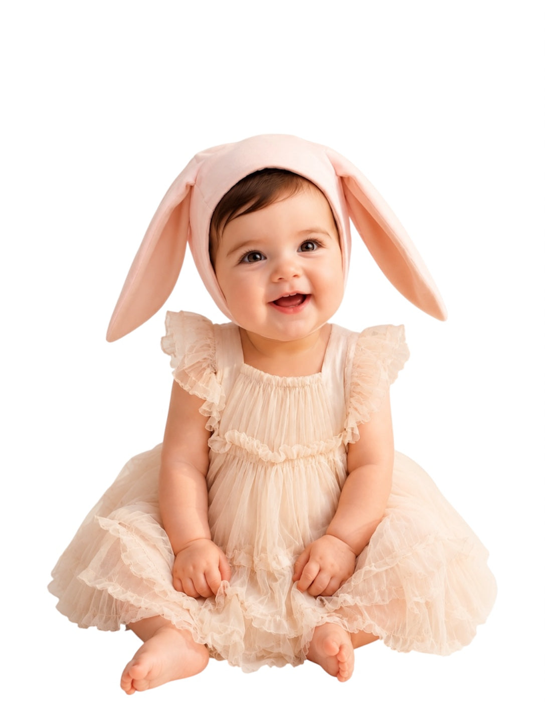 Pink Bunny Bonnet by Band of the Wild