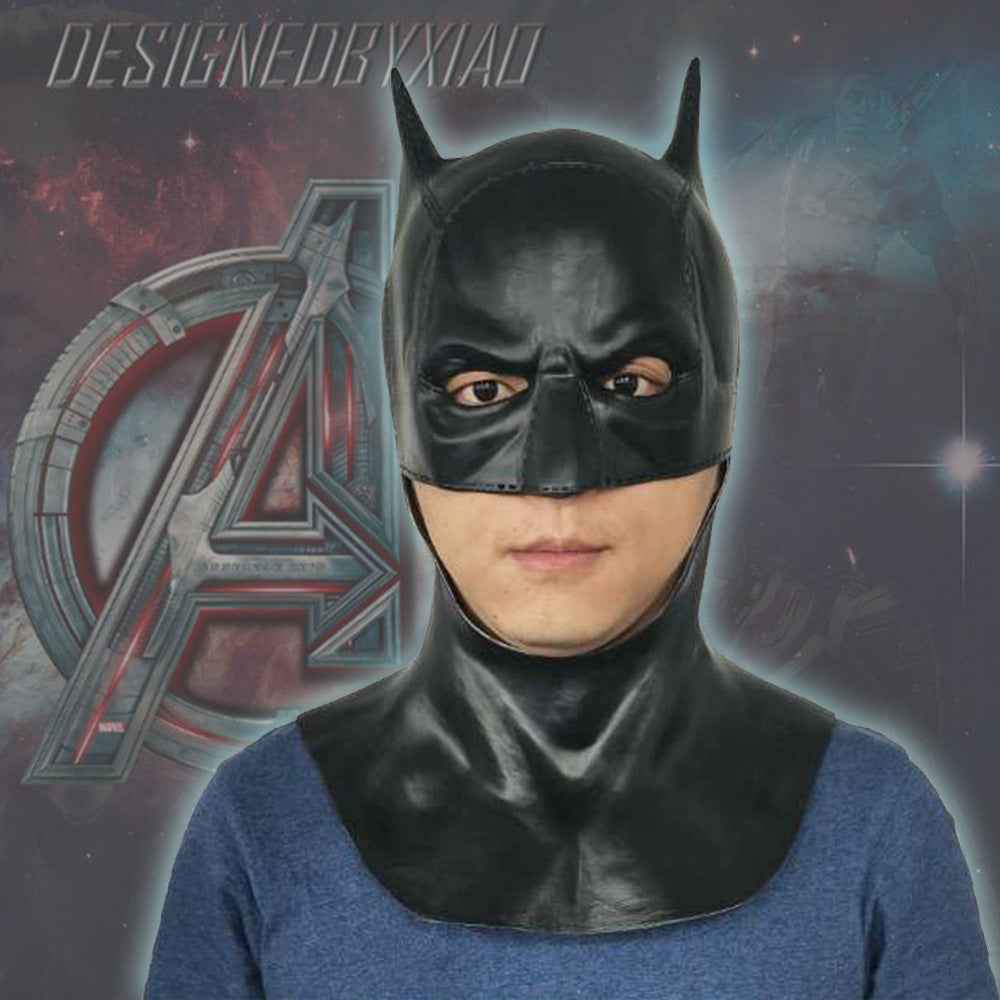 Halloween Latex Mask Marvel Batman superhero headgear Party Costume Prom props by American Smart