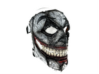 Genuine Leather Mask - GigaMyme Clown - Handmade Mime Full Face Cover for Halloween, Performance or Cosplay Costume by Rockwell Masks