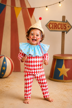 Harlequin Clown Halloween Costume by Band of the Wild