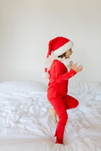 Red Holiday Elf Costume, Santa Costume by Band of the Wild