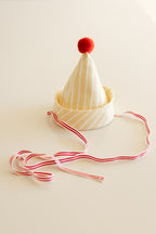 Yellow Linen Party Hat by Band of the Wild
