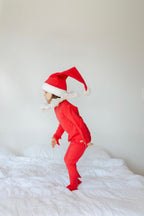 Red Holiday Elf Costume, Santa Costume by Band of the Wild