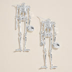 Head Off Halloween Skeleton Dangle Earrings by Madeline Love