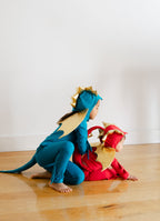 Jade Blue and Gold Dragon Costume by Band of the Wild
