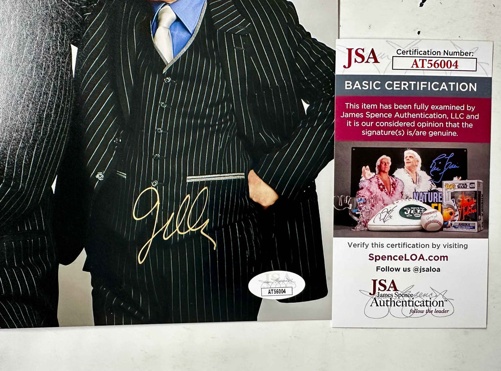 Penn & Teller Signed Entertainer Comedy Vegas Magician 8x10 Photo With JSA COA