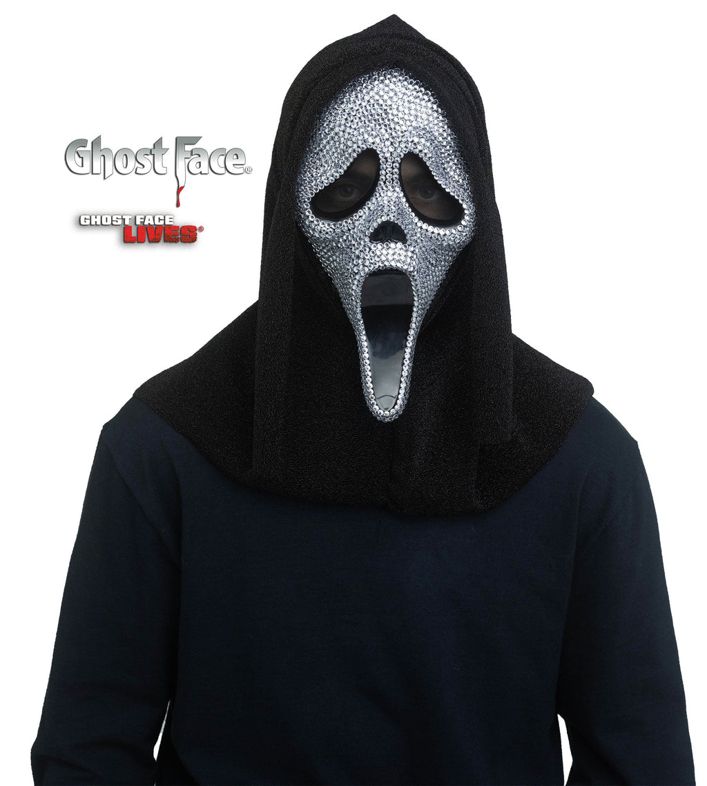 Fun World Scream Ghost Face Bling Character Costume Mask by HalloweenStore.com