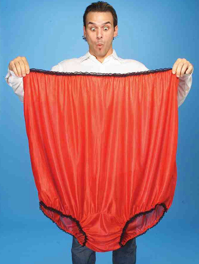 Giant Granny Panties Big Momma Mama Undies Novelty Flag Pole Joke Gag by HalloweenStore.com