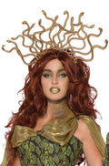 Gold Medusa Snake Headpiece Headband Costume Accessory by HalloweenStore.com