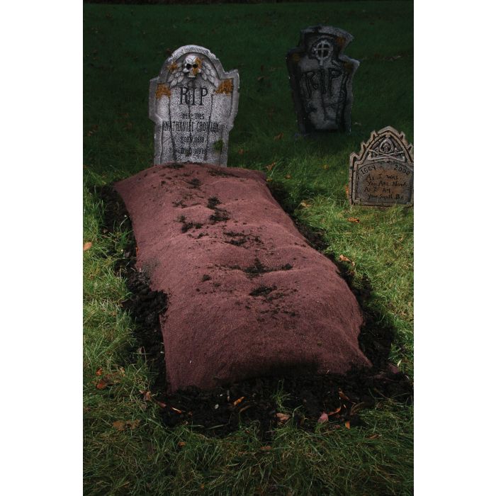 Grave Mound with Stakes Halloween Party Haunted House Decoration Prop by HalloweenStore.com